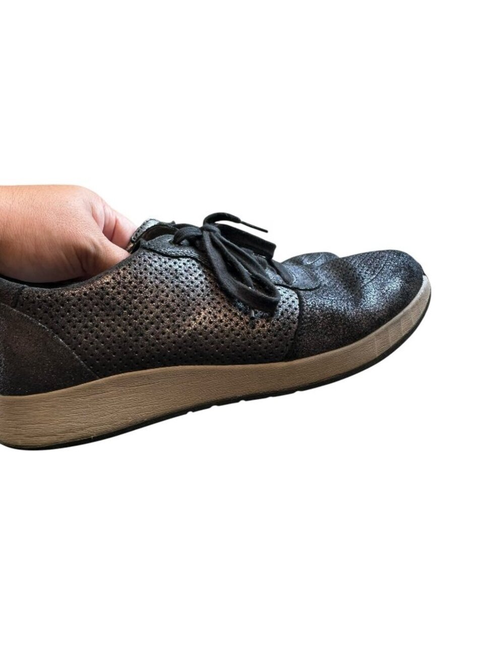Dansko Christina Perforated Walking Shoes Sneakers Womens Size 8-8.5 US Leather